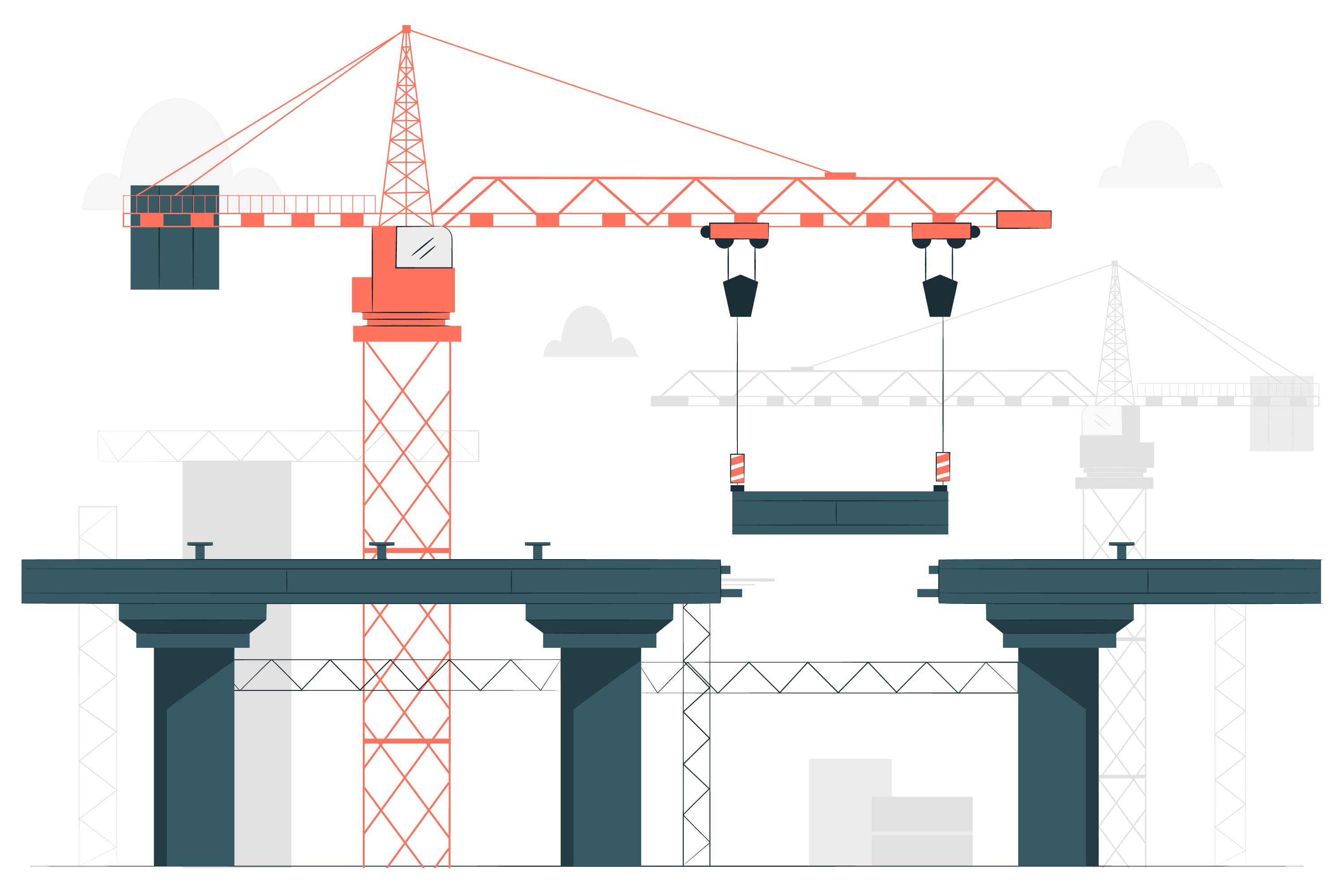 Construction of a bridge