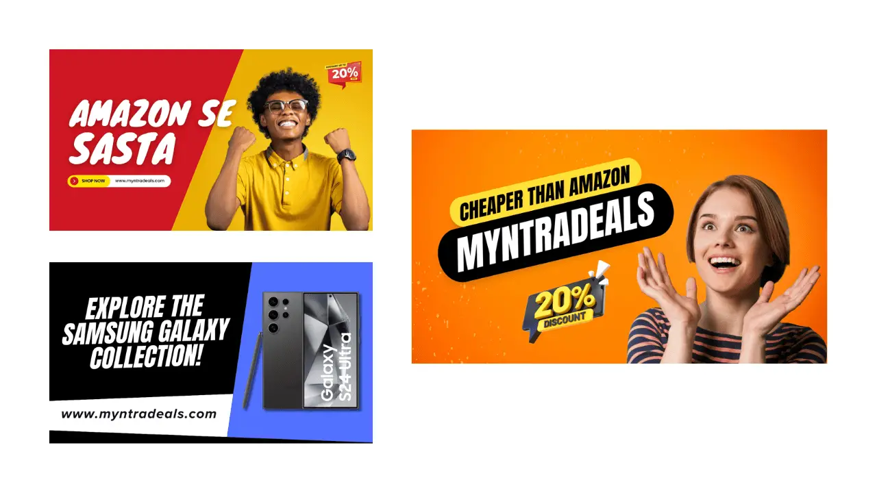 Banner & Poster Designs Myntradeals​_thewodm