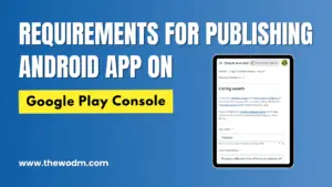Read more about the article What Are the Requirements for Publishing an Android App on the Google Play Console?