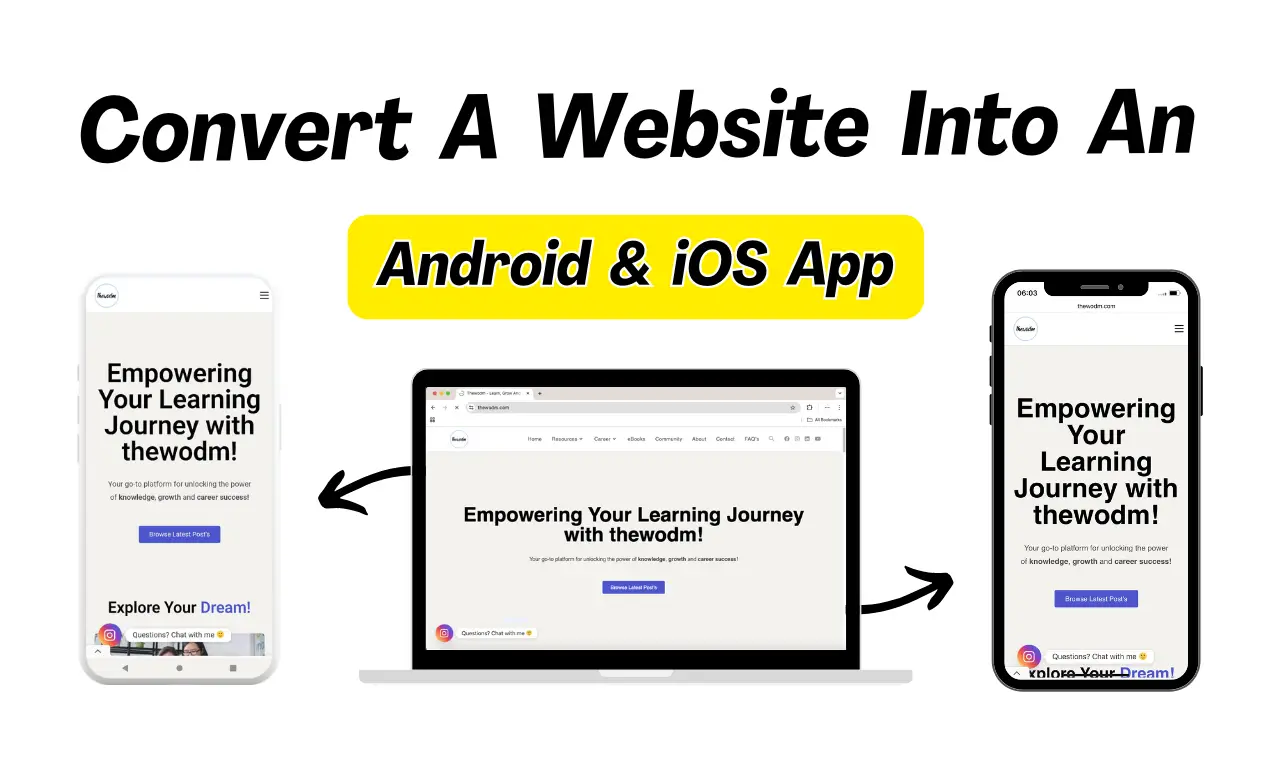 You are currently viewing I will convert your website into an Android & iOS mobile app