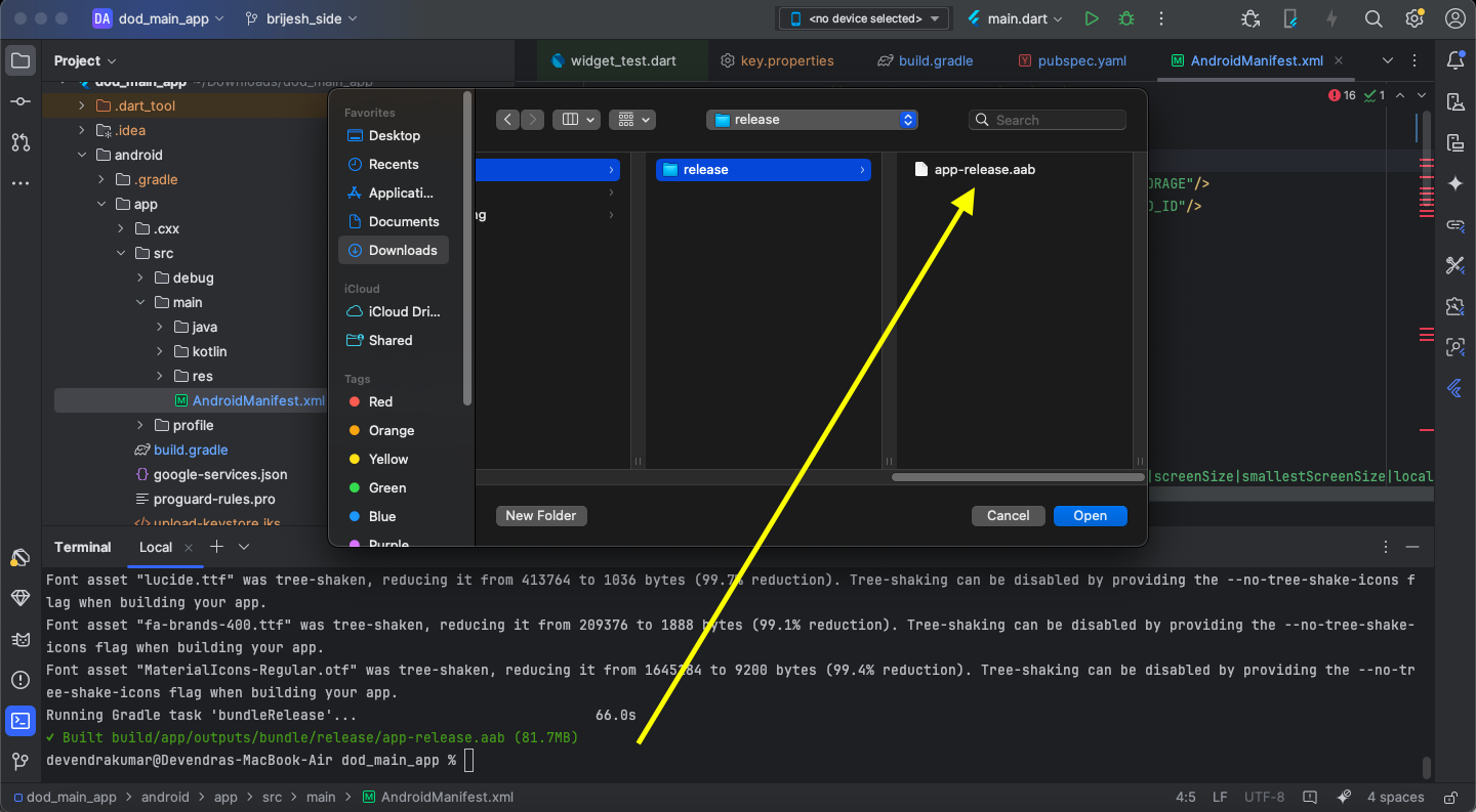 fix keystore issues and republish the android app